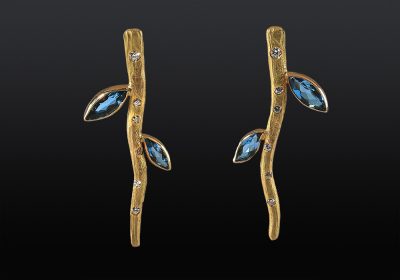 Handmade gemstone earrings